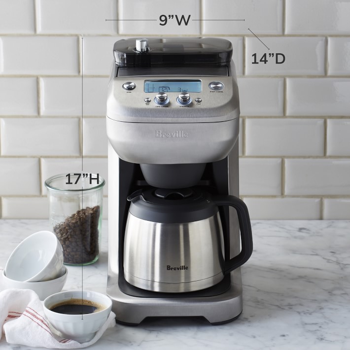 Breville coffee maker grind deals control