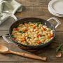 Le Creuset Ceramic Nonstick Shallow Braiser with Glass Lid