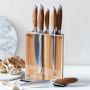 Schmidt Brothers Bonded Teak Knives, Set of 7