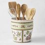 Famille Rose Utensil Holder, Porcelain