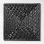 Black Hapao Square Charger