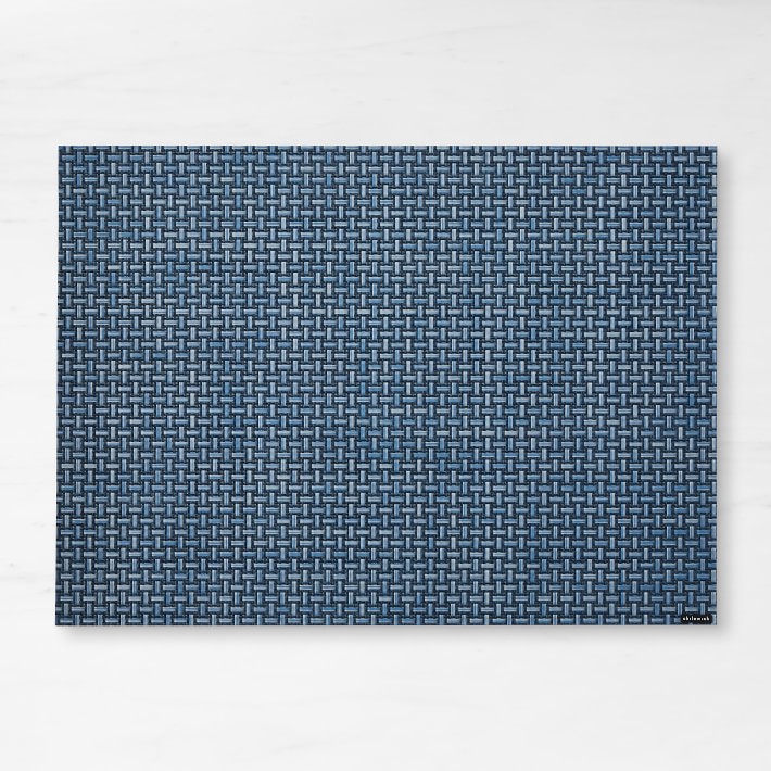Chilewich Amalfi Placemats, Set of 4, Blue