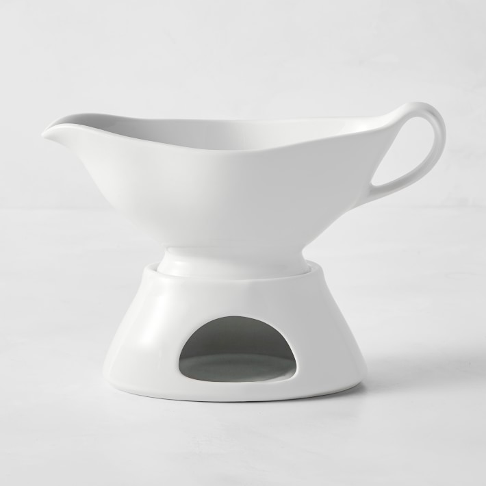 Pillivuyt Gravy Boat with Warming Base