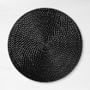 Dark Woven Hapao Round Charger Plate