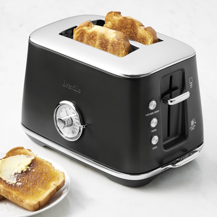 Breville Toast Select™ Luxe 2-Slice Toaster, Black Stainless-Steel