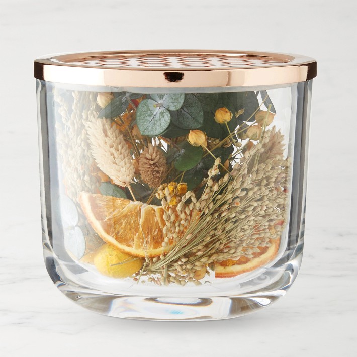 Home Fragrance Potpourri Jar, Citrus & Sage