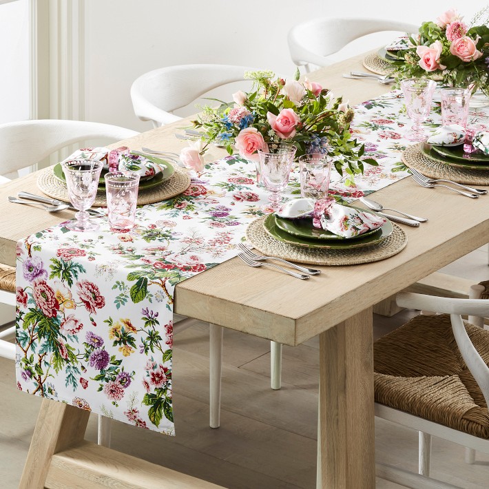 Spring Floral Table Runner