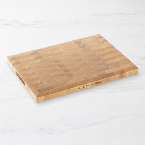 Williams Sonoma End-Grain Cutting & Carving Board, Birch, Medium