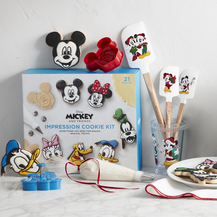 Mickey Mouse Cookie Cutters and Spatula, Set of 22