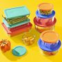 Pyrex Colored Lid Set, Set of 18