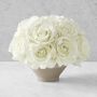 Jeff Leatham Real Touch Faux Roses in Tapered Bowl