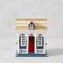Bristol Cottage Birdhouse in Blue
