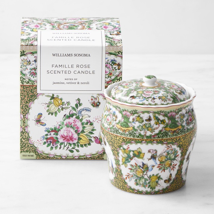 Famille Rose Figural Candle, Large