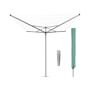 Brabantia Rotary Topspinner Clothesline, 164 Ft , Metallic Gray