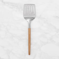 Williams Sonoma Stainless Steel Olivewood Slotted Turner