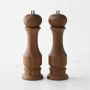 Williams Sonoma Salt and Pepper 7" Set, Walnut