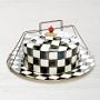 Mackenzie-Childs Courtly Check Cake Carrier