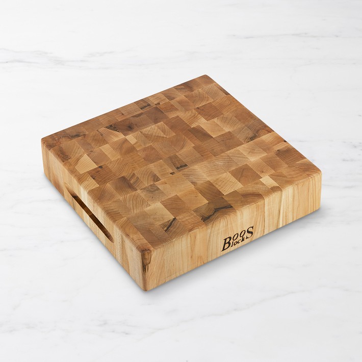 Boos End-Grain Cutting & Carving Block, Maple, 12" X 12" X" 3