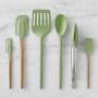 Lime Green Silicone Utensils and Spatulas, Set of 6
