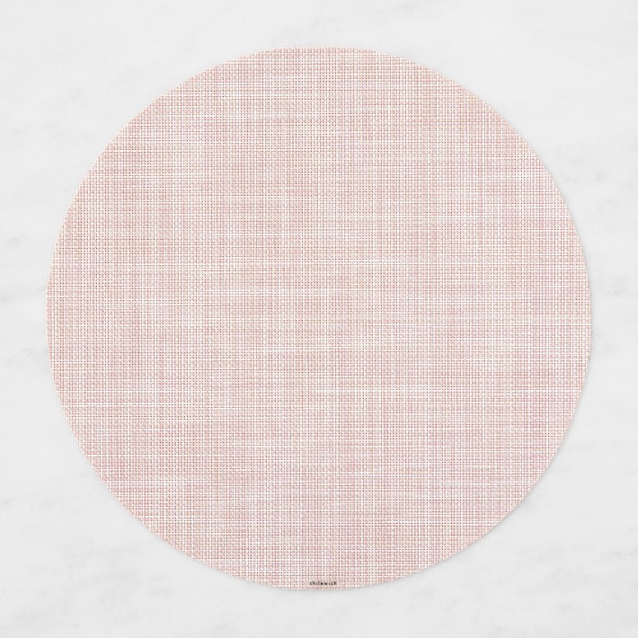 Chilewich Mini Basketweave Round Placemats