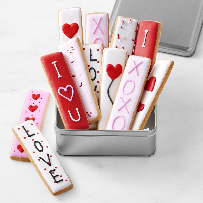Valentine's Day Bar Cookie Tin