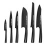 Schmidt Brothers Knife Block, Jet Black, Set of 7