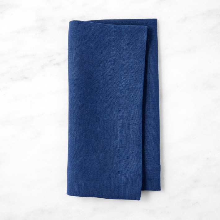 Williams-Sonoma Navy Linen Napkins (Set of 4)