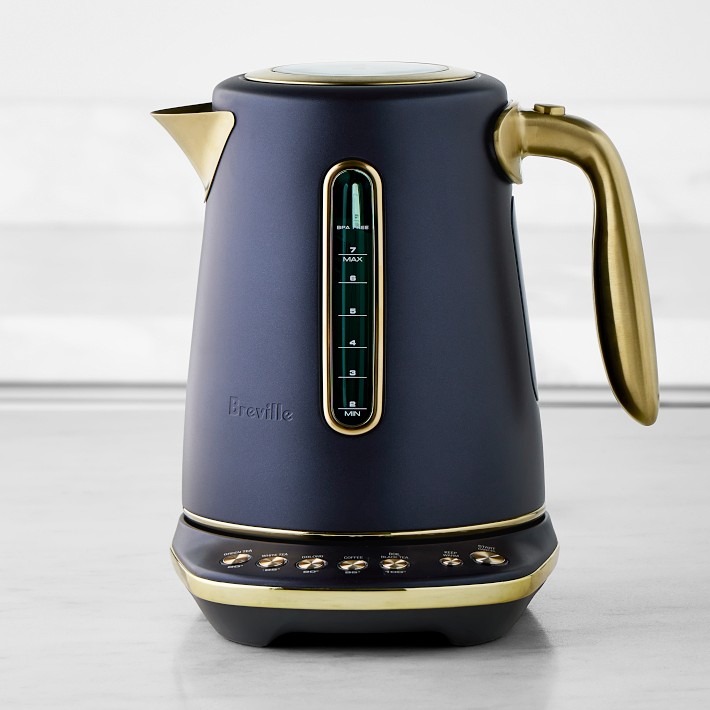 Breville Smart Kettle Luxe, Damson Blue & Brass