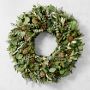 Jeff Leatham x Williams Sonoma Sonoma Winter Classic Live Wreath &amp; Garland