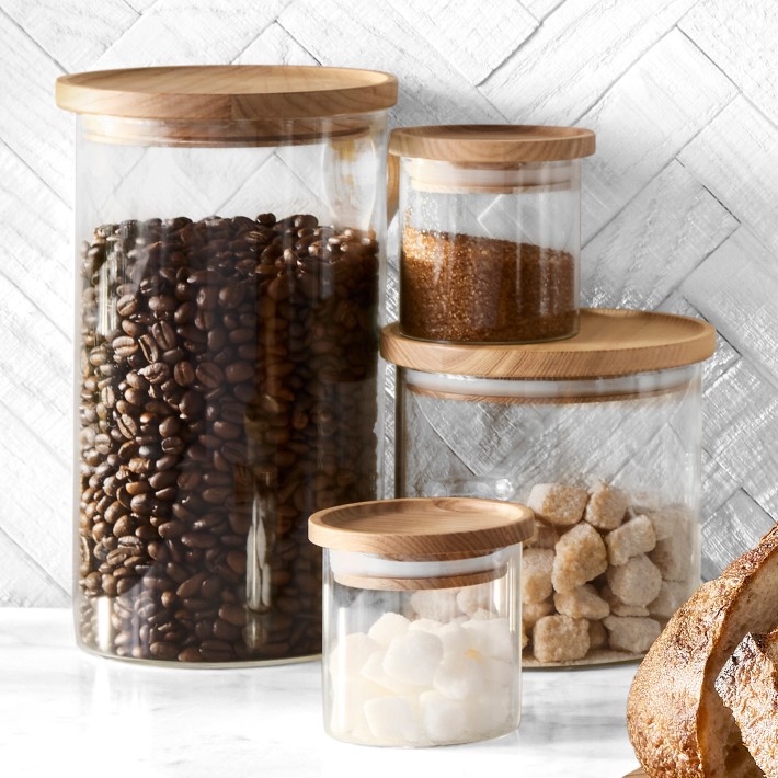 Hold Everything Stackable Glass Canister (Set of 3)