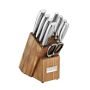 Cuisinart Stainless-Steel Hammered Block, Set of 15