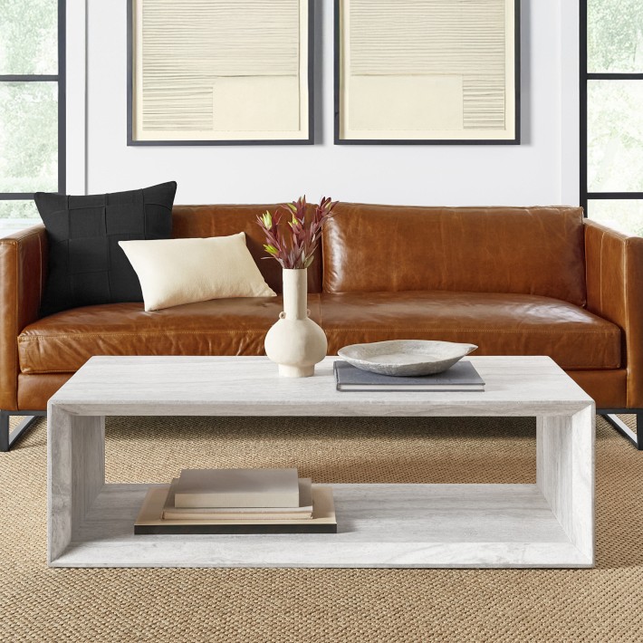 Pierre Travertine Coffee Table (56&quot;)