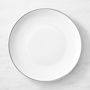 Pillivuyt Eventail Platinum Porcelain Dinner Plates, Set of 4