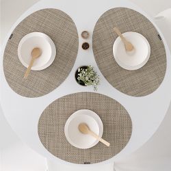 Chilewich Mini Basketweave Oval Placemats