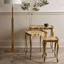 Florentine Gold Nesting Tables (14&quot;)