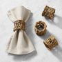 Jakarta Woven Napkin Rings, Set of 4