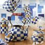 MacKenzie-Childs Royal Check Cookie Jar