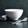 Pillivuyt Plisse Porcelain Serving Bowl