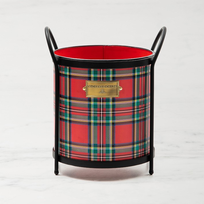MacKenzie-Childs Tartan Kindling Holder