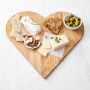 Olivewood Heart Cheese Board, Large