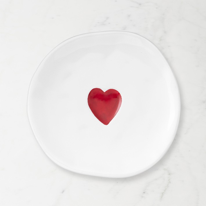 Heart Appetizer Plates