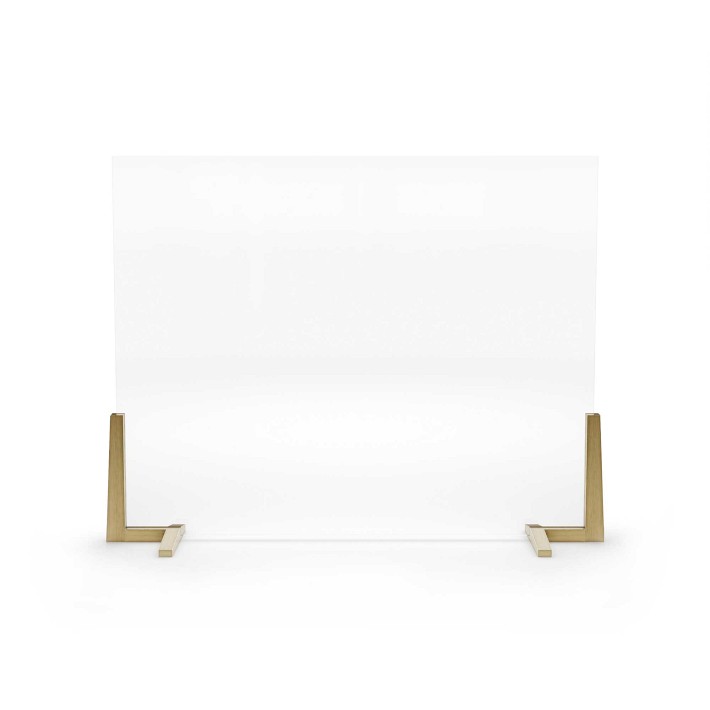 Axton Fireplace Screen, Brass