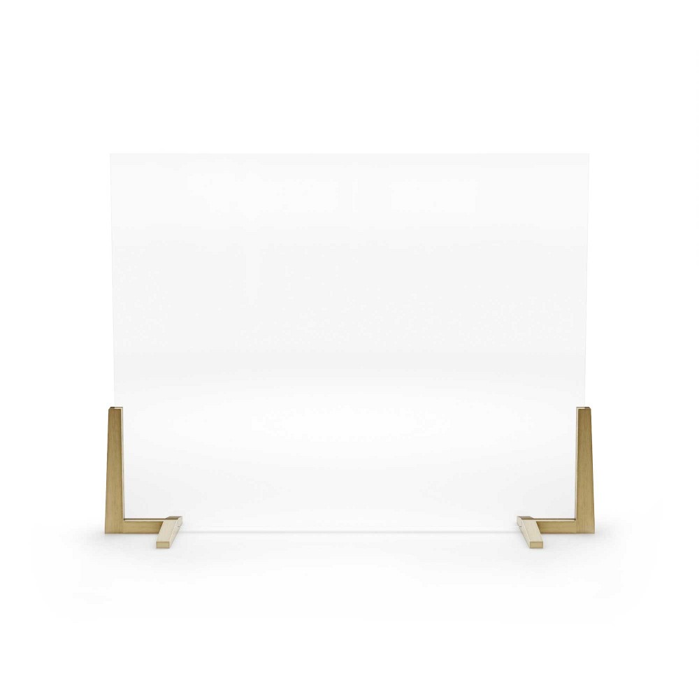 Axton Fireplace Screen, Brass