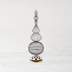 MacKenzie-Childs Courtly Check Wire Topiary, Small
