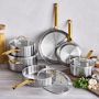 GreenPan&#8482; Reserve Uncoated Stainless-Steel 10-Piece Cookware Set