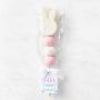 Williams Sonoma Pink & White Bunny Marshmallow on a Stick