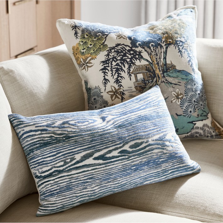 Scalamandr&#233; x Williams Sonoma Home Sea of Trees Printed Pillow Cover