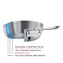 All-Clad D3&#174; Tri-Ply Stainless-Steel Saut&#233; Pan