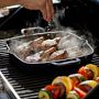 All-Clad Enameled Cast Iron Grill Pan with Trivet, 11&quot;