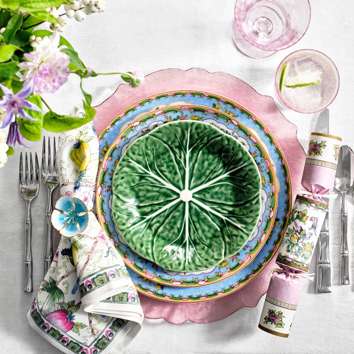 Bordallo Pinheiro Cabbage Salad Plates | Williams Sonoma Bordallo Pinheiro Cabbage Salad Plates | Williams Sonoma